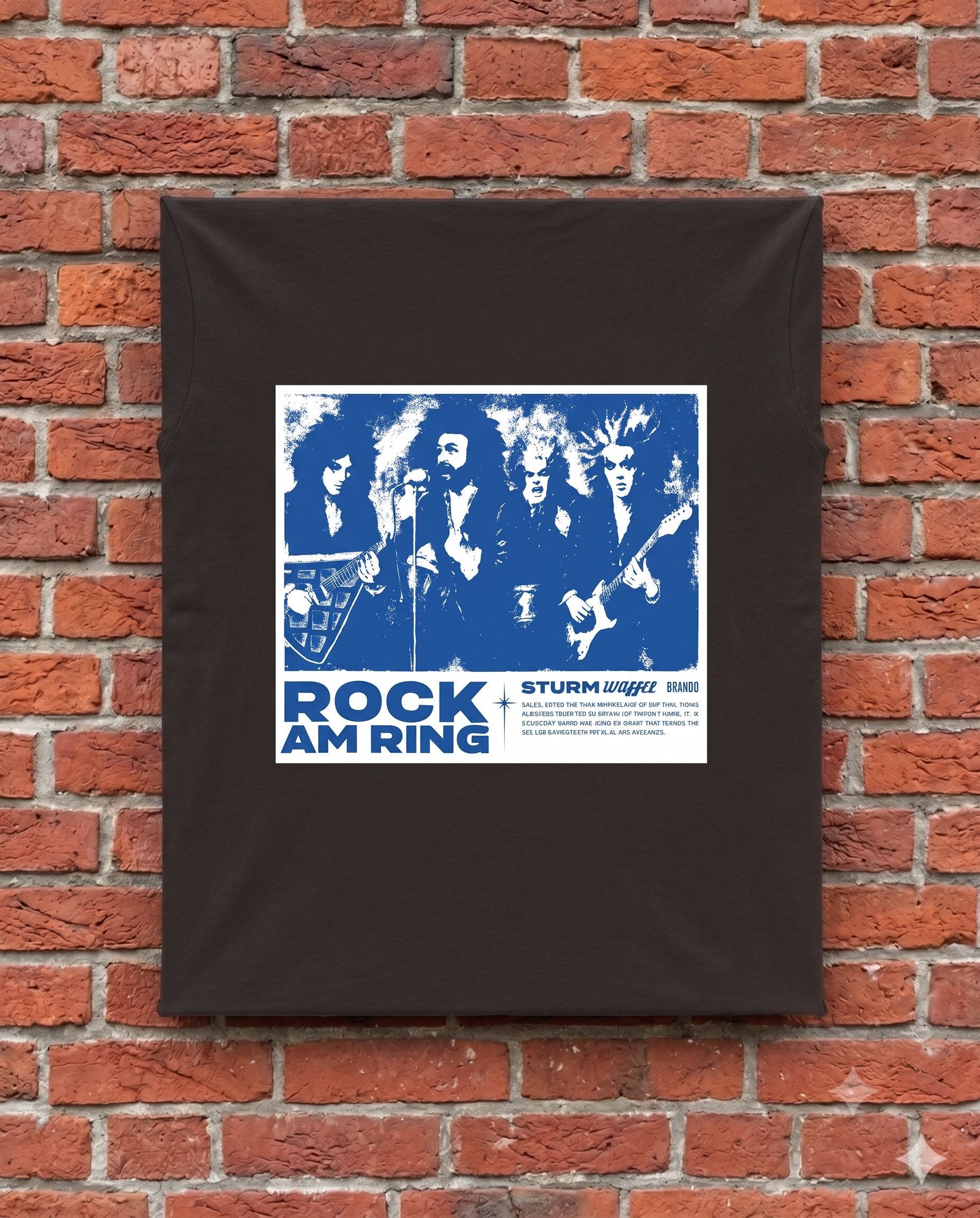 Rock am Ring T-Shirt am Mountee auf Backsteinwand #4