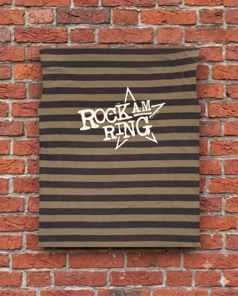 Rock am Ring T-Shirt am Mountee auf Backsteinwand #11